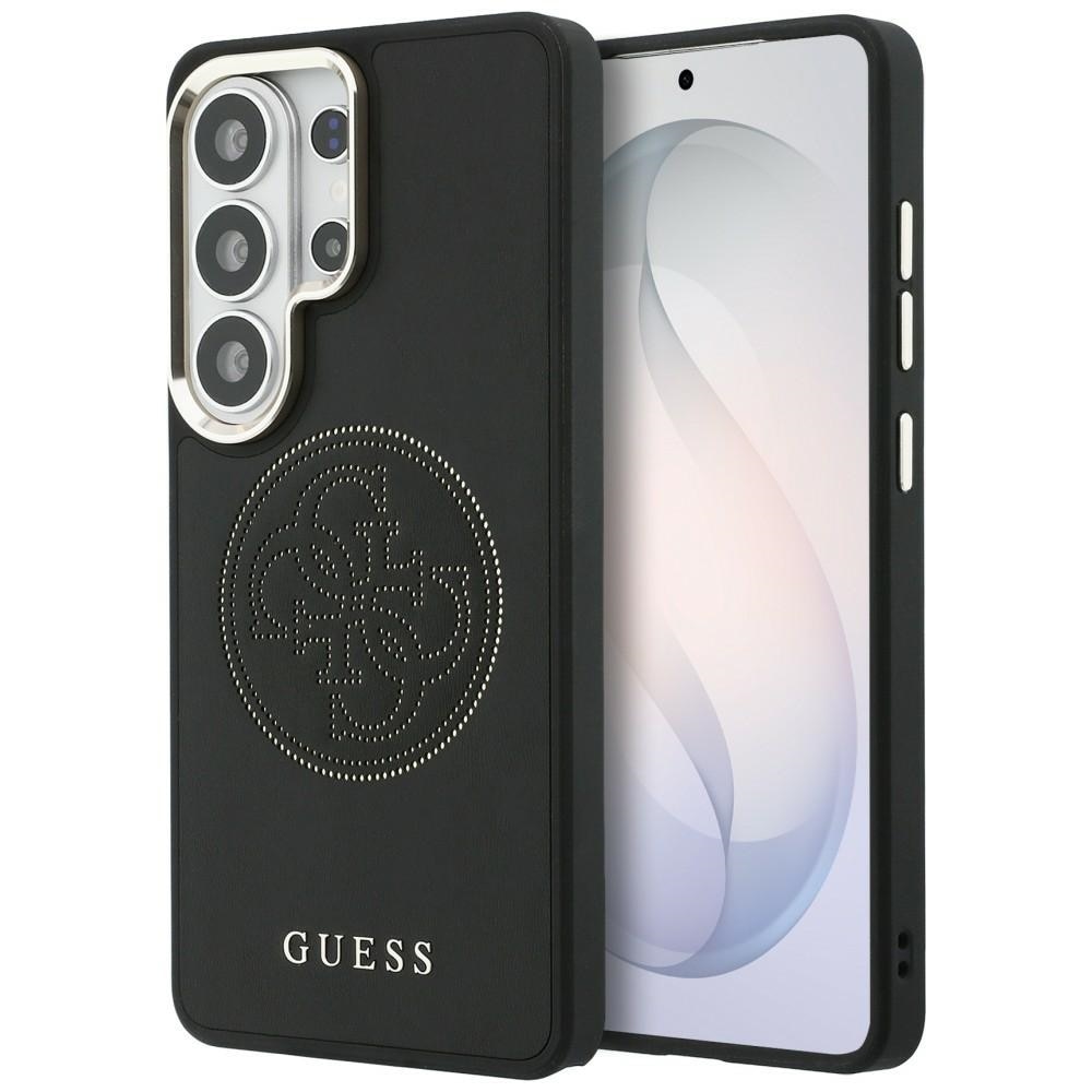Husa Guess Perforated Logo cu MagSafe compatibila cu Samsung Galaxy S26 Ultra, Negru