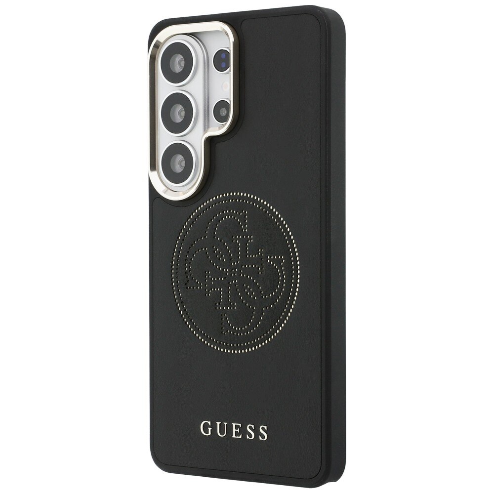 Husa Guess Perforated Logo cu MagSafe compatibila cu Samsung Galaxy S26 Ultra, Negru