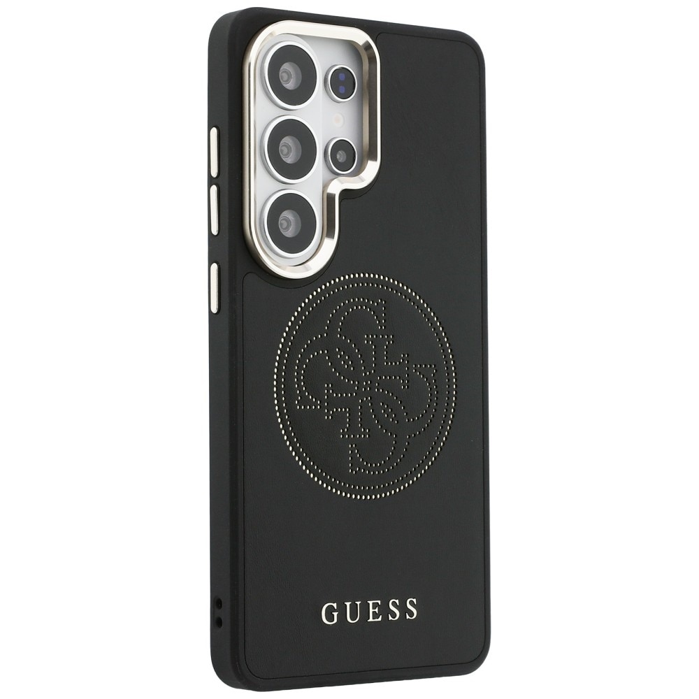 Husa Guess Perforated Logo cu MagSafe compatibila cu Samsung Galaxy S26 Ultra, Negru