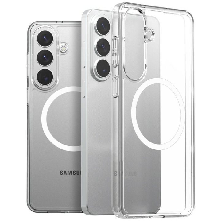 Husa Araree Duple M cu MagSafe compatibila cu Samsung Galaxy S26 Plus, Transparent
