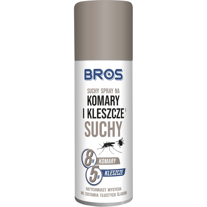 Spray insecticid BROS 90ml, repelent pentru tantari si capuse, parfum clasic