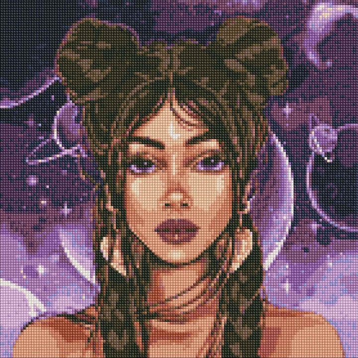 Set de mozaic cu diamante, 40x40cm, 14+, multicolor