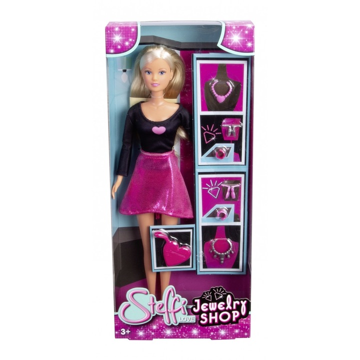 Steffi baba 29cm ékszerkészlettel