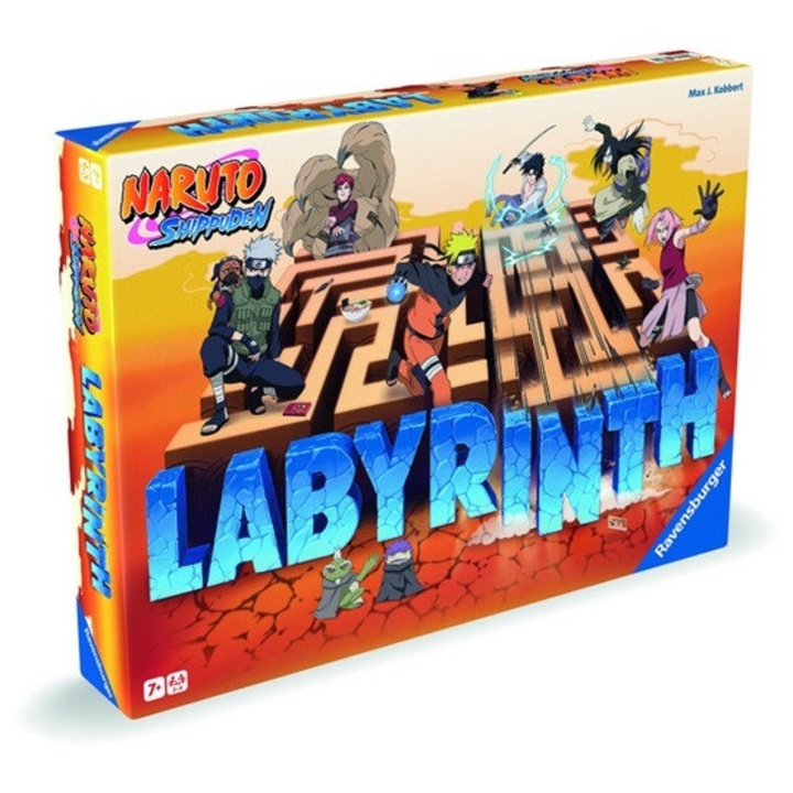 Настолна игра Лабиринт Наруто, 2-4 играчи, 20-30 минути, за 7 години+, многоцветна