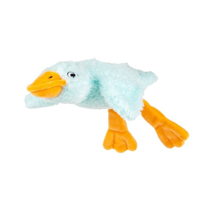 Gaina senzoriala albastra, jucarie interactiva pentru bebelusi, umpluta cu bile, dimensiuni compacte