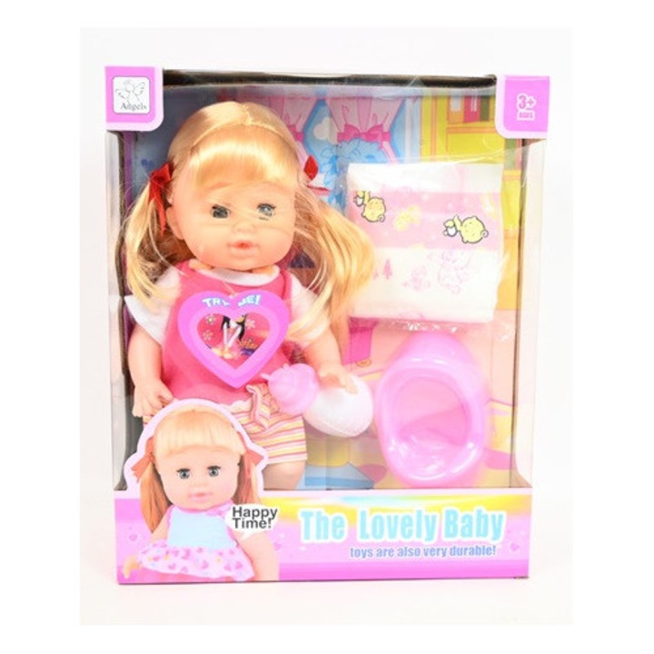 Baba 14 kiegészítőkkel és hanggal, szett, sokszínű