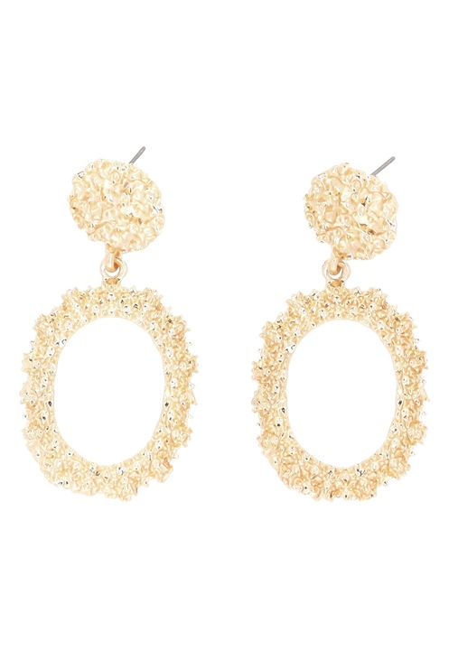 Cercei dama Joella, aurii, dimensiune unica,