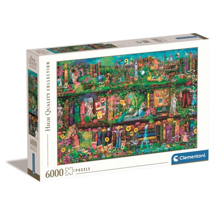 Puzzle CLE 6000 Kerti polc, 1500 darabos, 169x119cm, többszínű