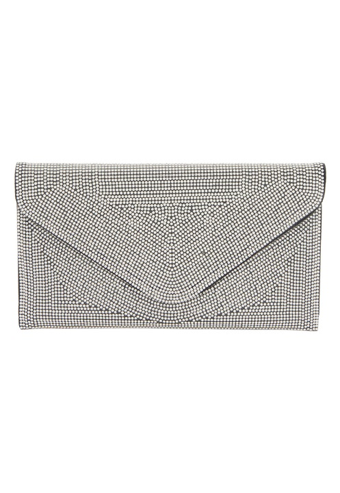 Női válltáska, Joella, grafit, egy méret, elegáns design csillogó részletekkel