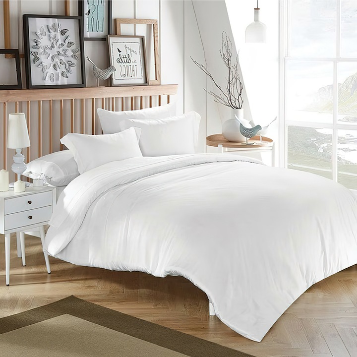 Ranforce 100% pamut ágynemű 1 személyes 3 részes, lepedő 150x240 cm, paplan 140x210 cm, 1 párnahuzat 50x70 cm