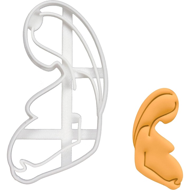 Taietor fursecuri, bakerlogy, femeie gravida, 5x9.2cm, 1 bucata