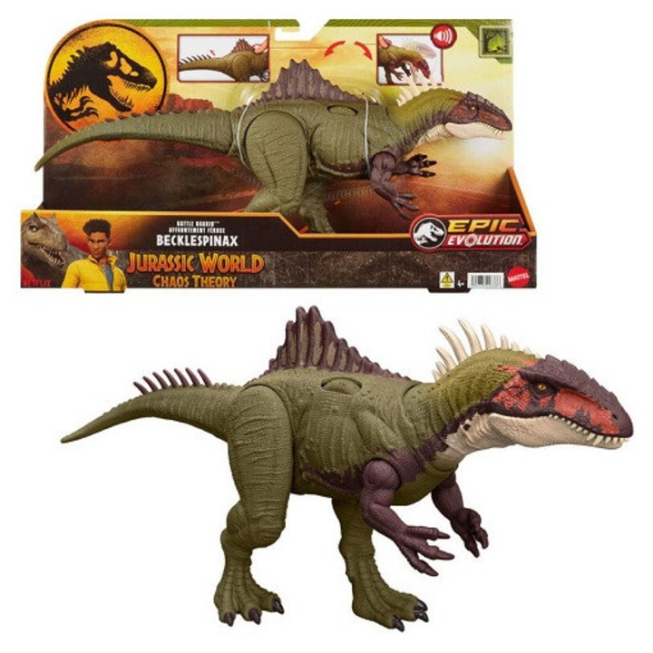 Фигурина JURASSIC WORLD Луда атака! HXF52, комплект, многоцветен, 1 брой