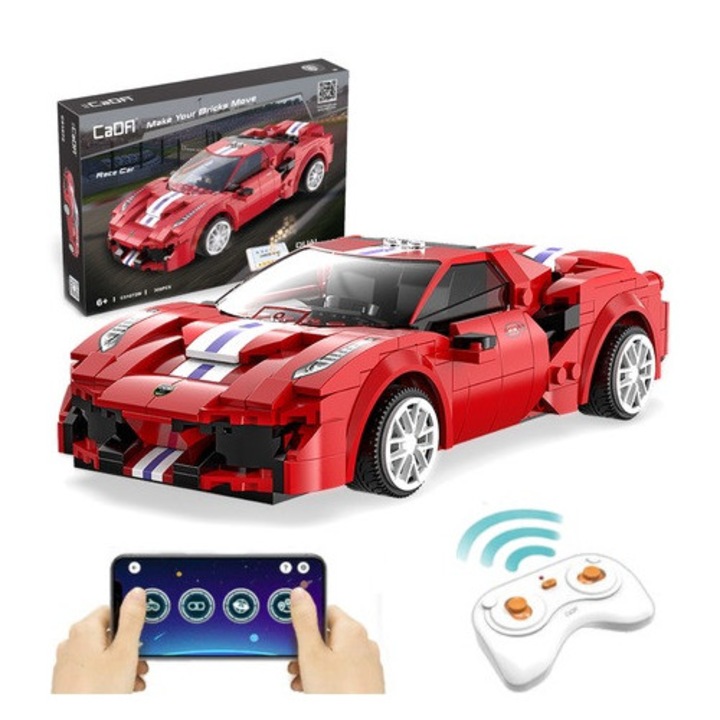 Set de constructie PPR Cada klocki Race Car C51072W, multicolor, 25617