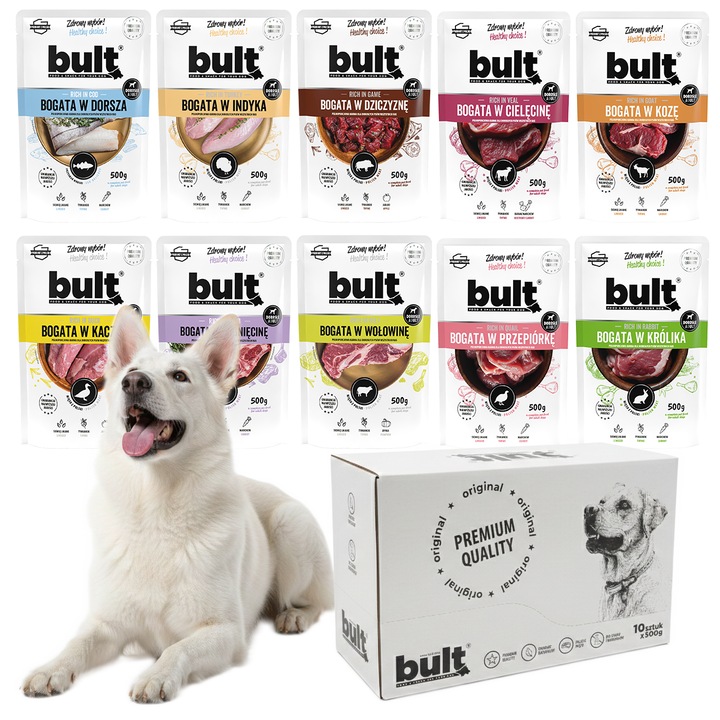 Set Hrana pentru caini, BULT, 10x500g, mix arome