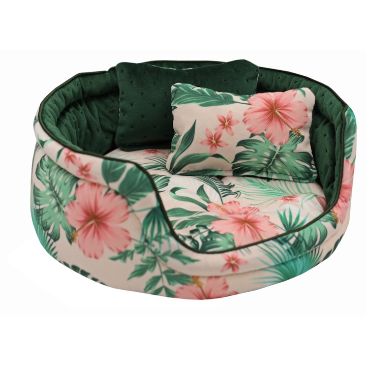 Culcus Kraina Tuptusia 30x12cm, pentru rozatoare, cu doua perne, material Velvet