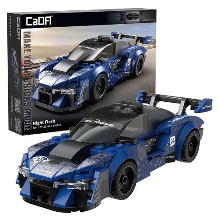 Set de constructie klocki auto Night Flash C55051W, multicolor