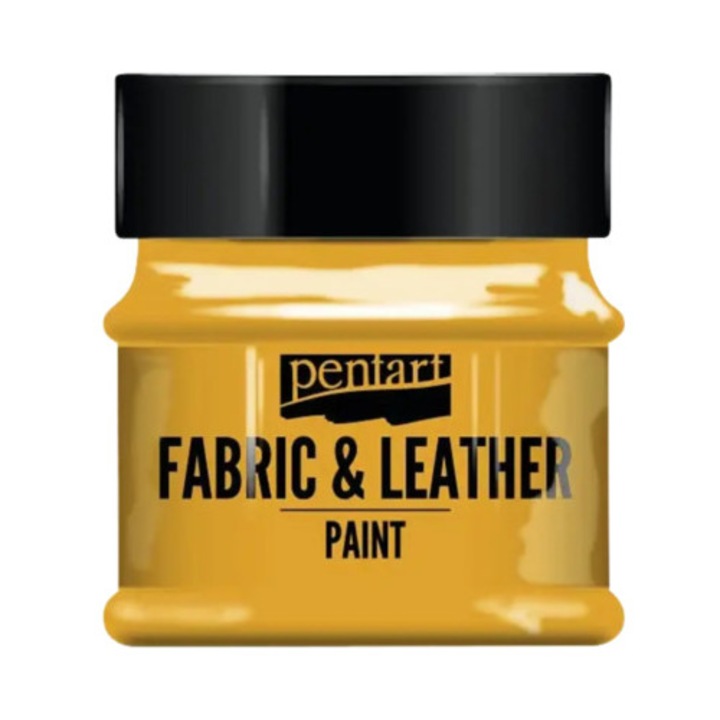 Pentart textil- és bőr festék, narancssárga, 50 ml