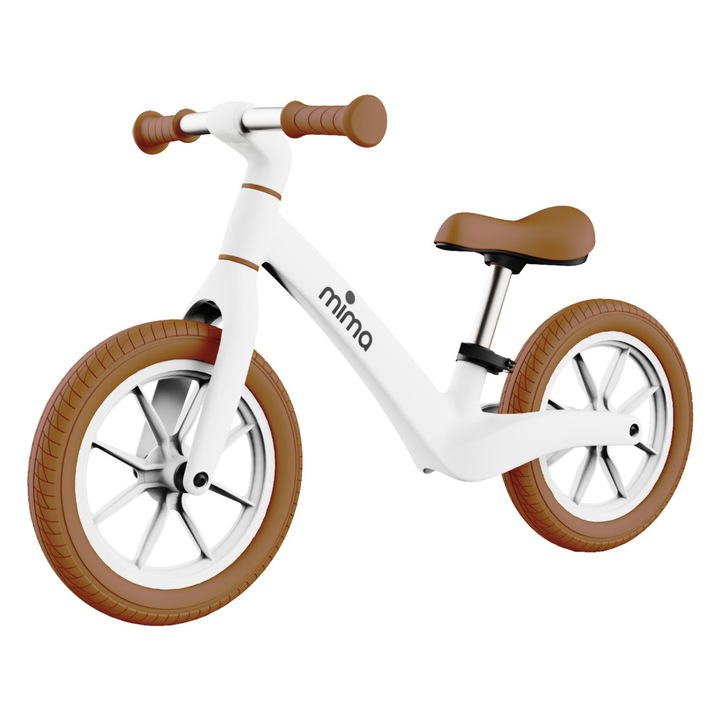 mima zoom Lite futóbicikli, fehér/bézs, 84x38x50cm, 2-6 év, 2,6 kg