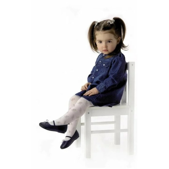 Ciorapi fetite Kittyefwqg, Alb