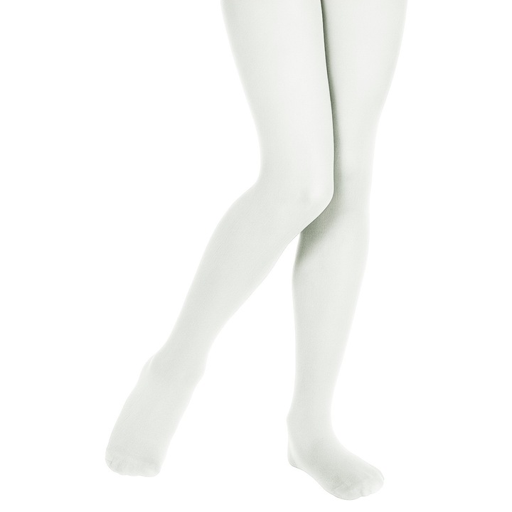 Ciorapi colorati fetite, microfibra, 60 DEN - Knittex Marydqwfwq, Alb perlat