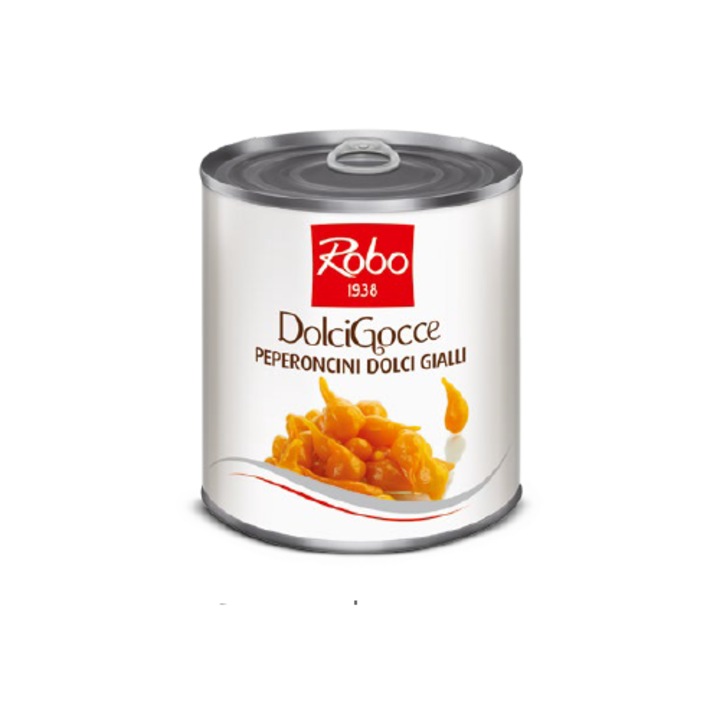 Mini ardei dulci lacrima galbeni DolciGocce Decor Robo 780g