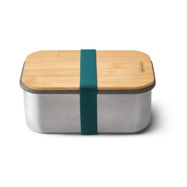 Кутия за храна black+blum, модел L, 19x13.5x7.5см, 1.25л, антибактериална, многоцветна