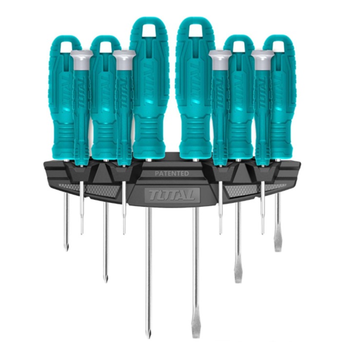 Set surubelnite cu suport TOTAL, SL, PH, 10 piese
