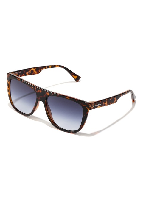 Hawkers, Ochelari de soare patrati unisex, 13-145, Negru/Maro
