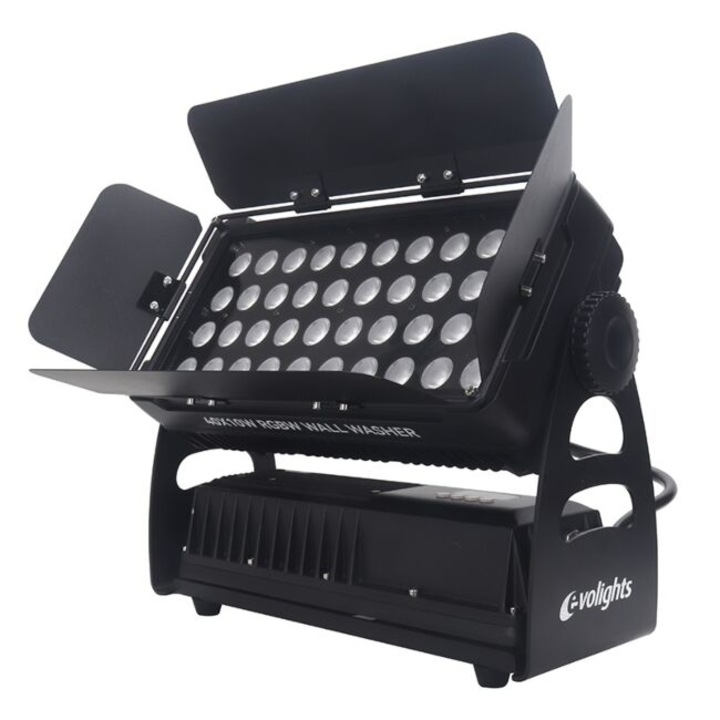 EVOLIGHTS projektor, 40X10W RGBW, 40 LED, IP65, fekete, 41x18,5x30,5cm