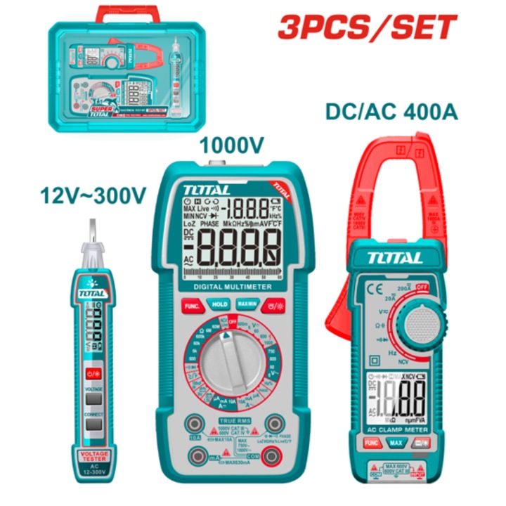 TOTAL set de dispozitive de masurare a curentului, 3 bucati