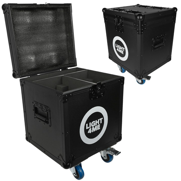 Транспортен куфар LIGHT4ME, Orbeam 150W 2в1, за 2 движещи се глави, черен, 42,5x39,4x46см