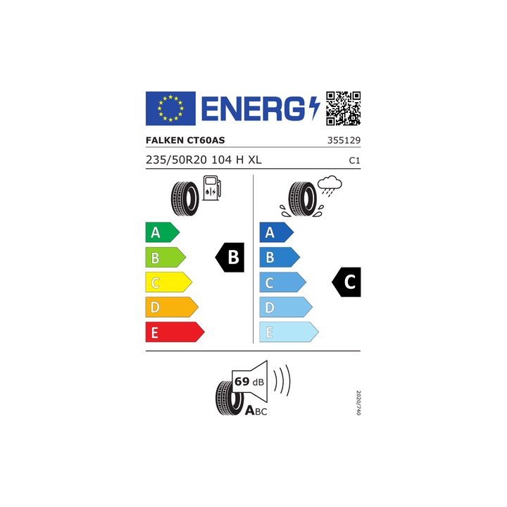 Anvelopa Vara FALKEN Ziex CT60AS 235/50R20 104H/XL