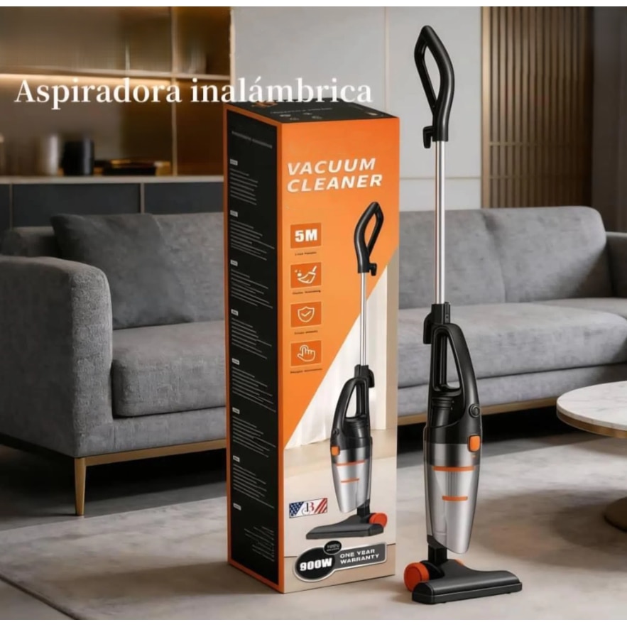 Aspirator vertical 2 In 1, 900W, 1000 ml, filtru hepa, cablu 5m, utilizare manuala