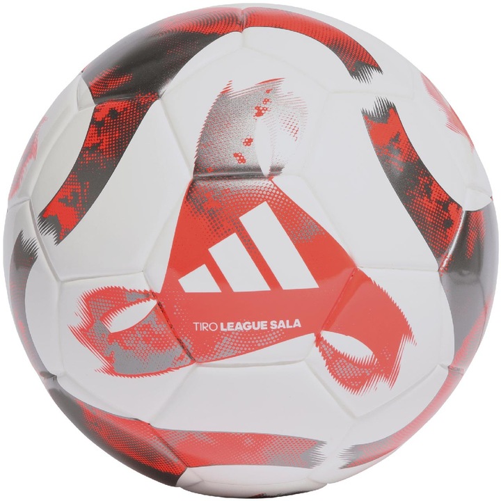 Minge fotbal adidas Tiro League Sala, alb-portocalie, 100% TPU, set