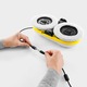 Robot de curatare a geamurilor Karcher RCW 2, alb, cu telecomanda, 4 moduri de curatare