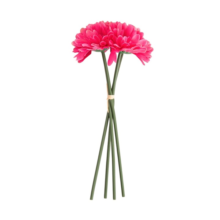 LIEGER virágcsokor, sötét rózsaszín, 30 cm, műanyag, dekoratív