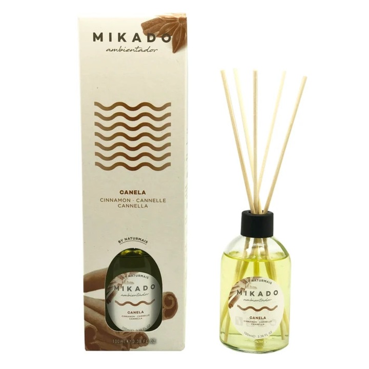 Szobaillatosító pálcikás, Mikado, Fahéj, fás, 100 ml