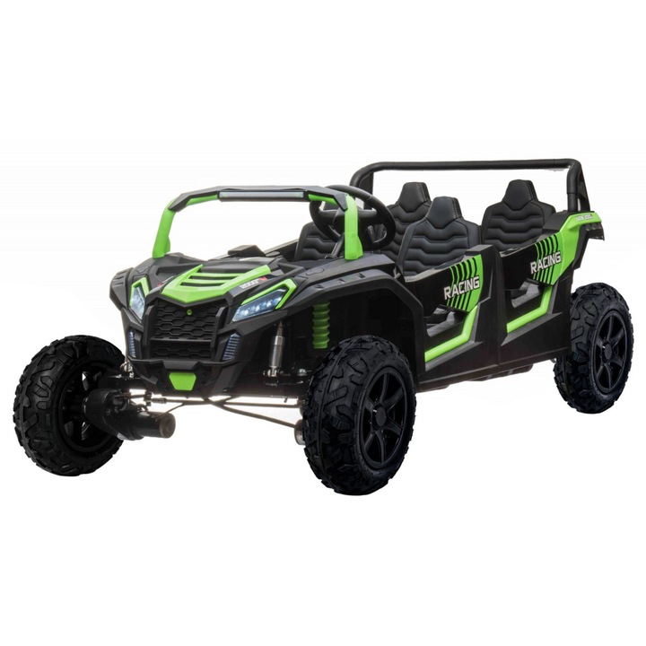 Бъги ATV RACING UTV2000, 4 места, литиево-йонна батерия, зелено, 192x100x79см