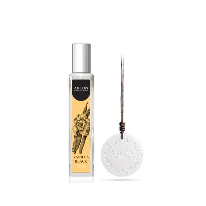 Odorizant disc ceramic, Areon, Vanilla Black, vanília, 20 ml