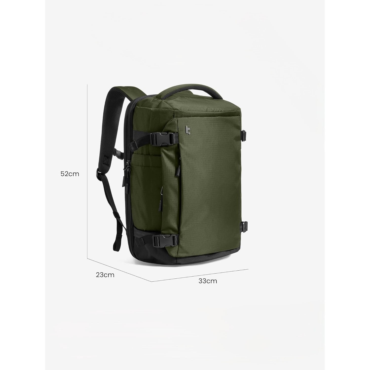 Rucsac de calatorie Tomtoc 40L, TSA Friendly, rezistent la apa, pentru laptop 17.3", pentru barbati si femei, ideal pentru avion si business