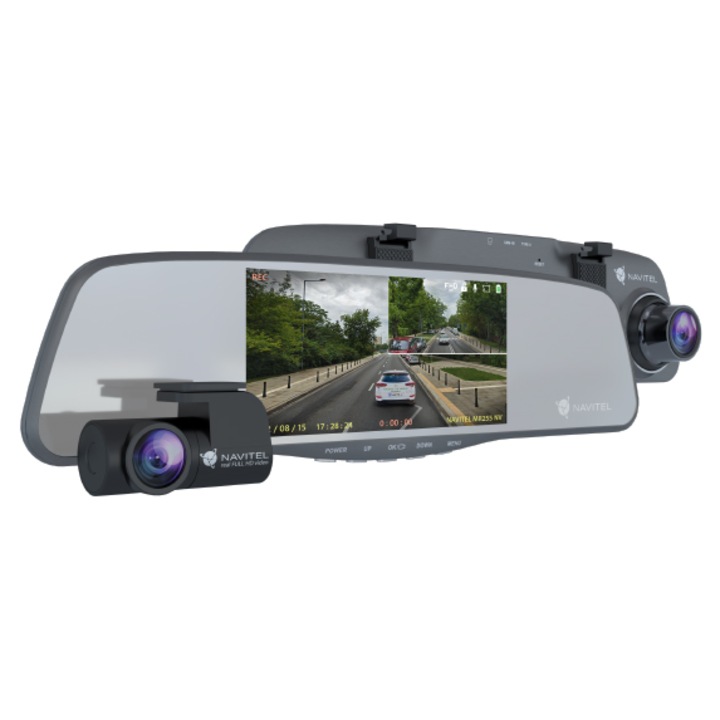 Camera Auto NAVITEL MR255NV DVR FHD/5.0Inch Night Vision Gri