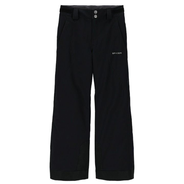 Pantaloni schi copii Spyder Olympia, impermeabili, negru, Negru