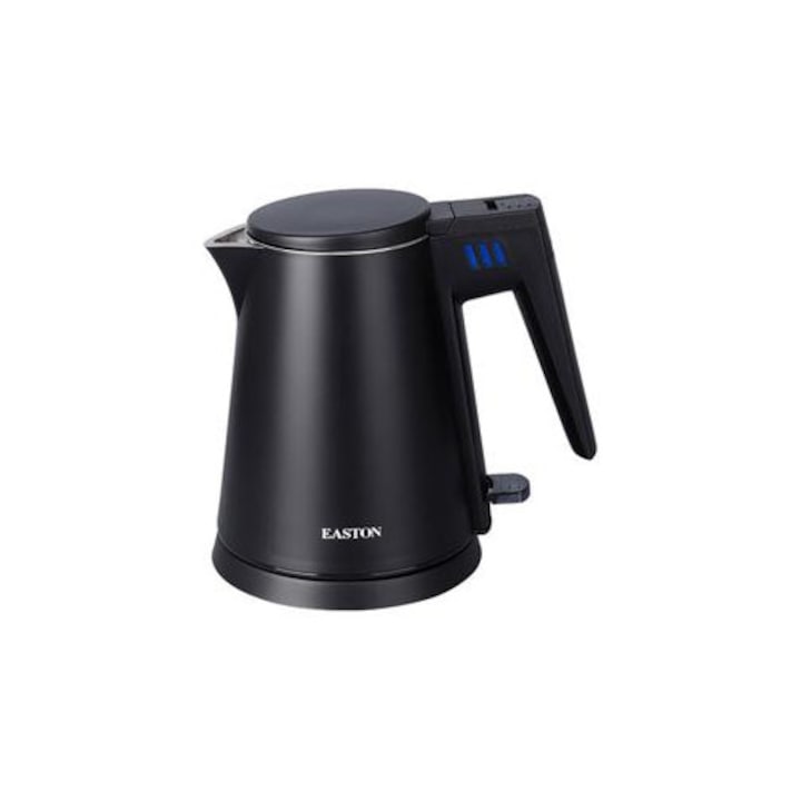 Fierbator electric 0.8L, capacitate 600W, design compact, alb, 18.5x10cm