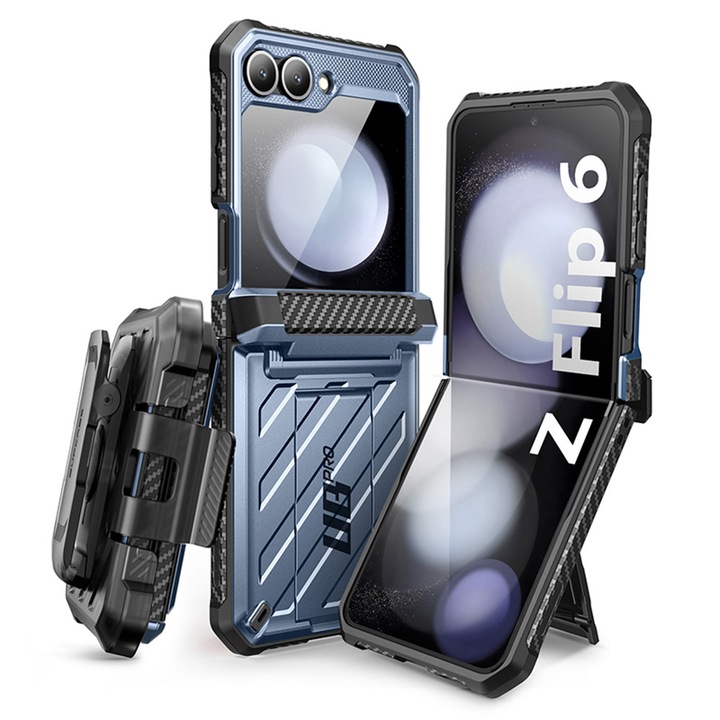 Защитен калъф, съвместим с Unicorn Beetle Pro, Supcase, Samsung Galaxy Z Flip6 / Flip7 FE - Tilt