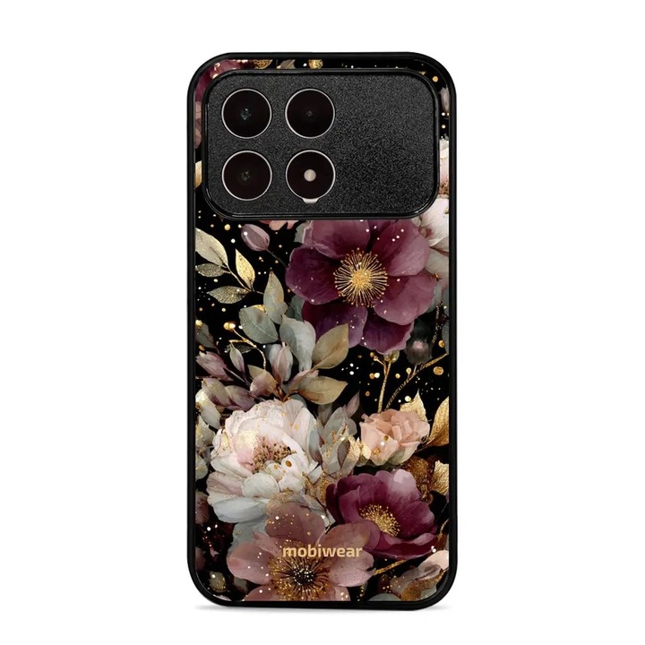 Husa telefon Xiaomi Poco F8 Pro, Mobiwear, design floral, rezistent la socuri, multicolor