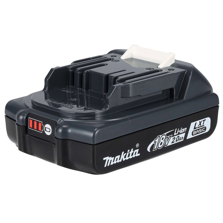 Akumulator litowo-jonowy 18V 2Ah Makita BLB182 pentru unelte LXT BASIC, 115x75x29mm, 0,36kg