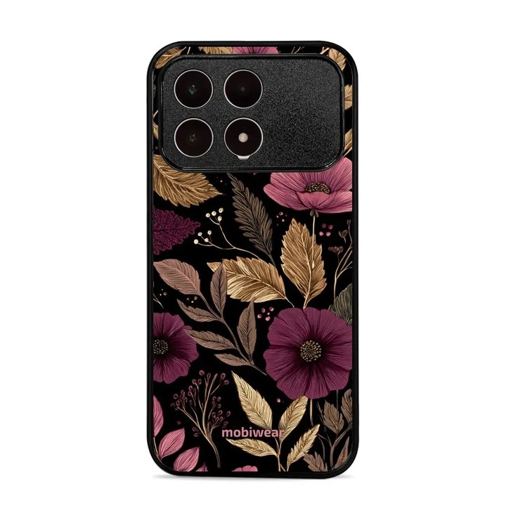 Husa telefon, Mobiwear, Poco F8 Pro, fialova, multicolor, material plastic, tip glossy