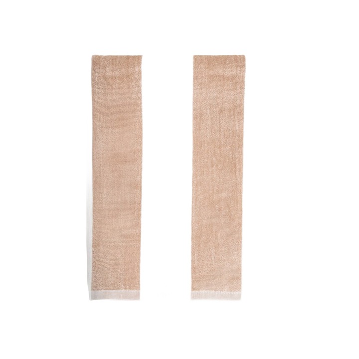 Törölköző LAWENA, bicolor fehér-bézs, 100x150 cm, puha pamut