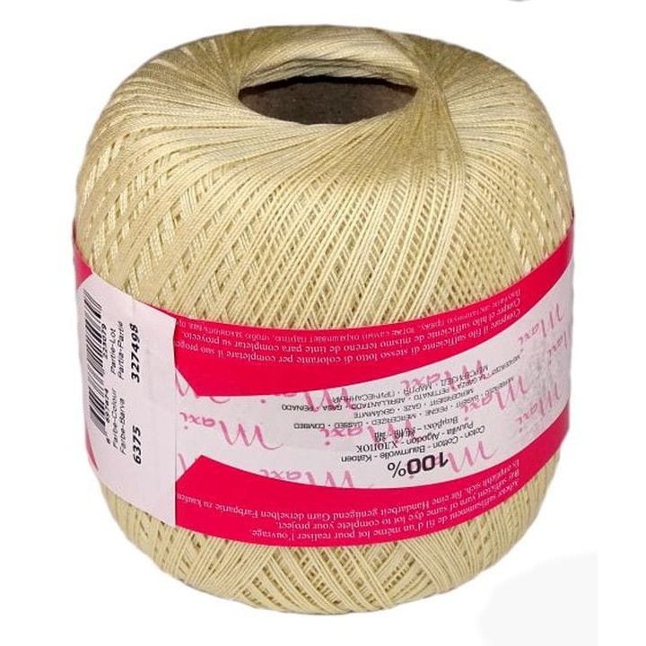 Kordonek Maxi, Madam Tricote, 100g, 565m, 2-2,5mm, alb
