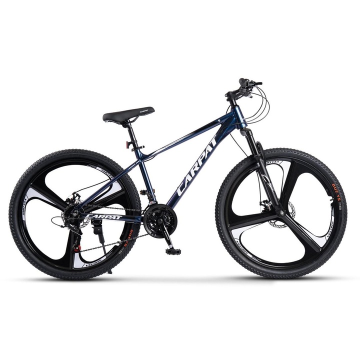 Bicicleta MTB Carpat Evolution C27313M 27.5", Albastru/Cameleon/Alb